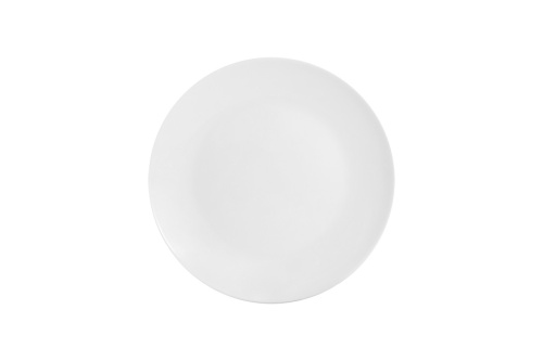 Тарелка закусочная 19 см "Белый фарфор" D