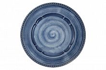Тарелка обеденная 27 см  (синий) "Augusta"
